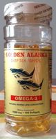 Golden Alaska Deep Sea Fish Oil Omega-3, 1000 Mg, 100 Softgels