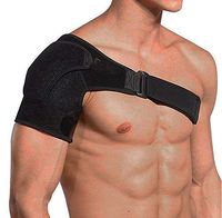 Shoulder Brace Left Right Light Breathable Rotator Cuff Compression Support with with Pressure Pad for Arthritis, Dislocated AC Joint, Labrum Tear, Tendinitis