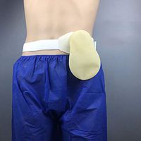 GHzzY Adjustable Ostomy Belt - Unisex Waist Support Belt with 2 Ostomy Bag - Postoperative Stoma Support Abdominal Binder Brace