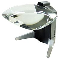 Eschenbach No. 156511 Scribolux LED Stand Magnifier, 2.8x - 7D - Dim. 100x75 mm