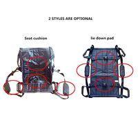Nurth Patient Padded Wheelchair Safety Belt Lift Stair Slide Board Transfer Emergency Evacuation Chair Full Body Medical Lifting Sling Sliding Transferring Disc 4 Handles for Bedridden (Seat Cushion)