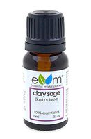Clary Sage Essential Oil 100% Pure Concentrate, Undiluted, Unadulterated, Natural, Therapeutic Premium Grade. Homeopathic, Topical, Aromatherapy & Diffuser Safe. 10 ml Bottle Dropper Insert
