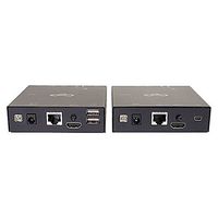 C2G 29510 HDBaseT 4K UHD HDMI + USB Over Cat5 Extender (60Hz) TAA Compliant, Black