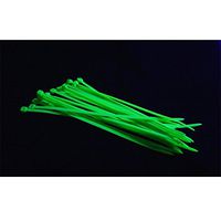 Bitspower UV-Reactive Cable Tie, UV Green, 20-pack