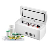 Funwill Insulin Cooler Refrigerated Box, Portable Insulin Cooler Refrigerated Box LCD Display Insulin Cooler Case Mini Drug Constant Temperature Refrigerator Drug Reefer 2-8℃ for Car, Travel & Home