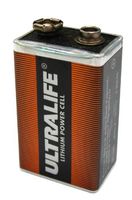 Ultralife 9V Lithium Battery - Lasts Up To 10 Years! Foil Sealed Pack