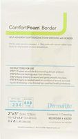 Dermarite Industries Comfort Foam Border, 2"x5, 10 Count