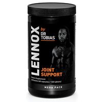 Lennox by Dr Tobias - Joint Support Mega Vitamin Pack for Men - Contains Joint Support, Bone Heath, MSM & Turmeric Curcumin (30 Packets, 60 Capsules/120 Tablets)