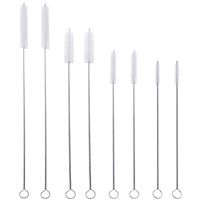 Vtete 8 Pcs Straw Cleaning Brush Kit for 4 Different Sizes ~ Length from 7" to 12", Width from 5 mm to 12 mm