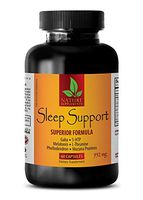 Sleeping aids for Insomnia - Sleep Support Superior Formula 952 Mg - melatonin 1 mg - 1 Bottle (60 Capsules)