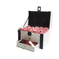 Handle Flower Box Size:23.5x16x15.5cm Include Drawer Christmas Valentine's Day Gift Packing Box (Diamond)