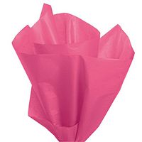 Premium Cerise Tissue Paper - 3 Packs of 120 Sheets Each