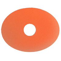 GrifGrips Oval Sports Grip Adhesive Patch for Tubed Insulin Pumps - Pack of 15 (Orange)