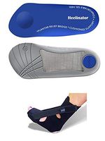 Plantar Fasciitis Soft Night Splint and 3/4 Lenght Orthotic Heelinator (Day and Night Treatment for Plantar Fasciitis) (Womens 9)