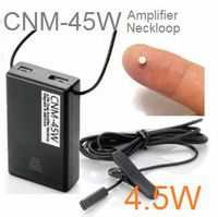 EDIMAEG Super Mini Magnetic spy Earpiece with Integration Double use Amplifier Neckloop & external MIC (Full sets magnet)