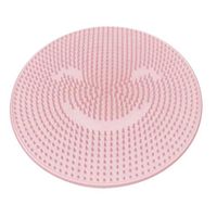 Shower Foot Massager Scrubber Non Slip Shower Foot Cleaner Improves Foot Circulation Remove Foot Dead Skin and Reduces Foot Pain Home Travelling Use (Pink)