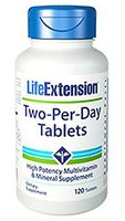 Life Extension Two Per Day Tablets, 120 Count