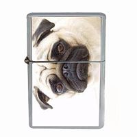 Dog pug cute Dual Torch Lighter