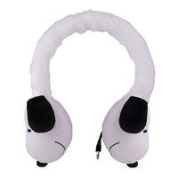 Peanuts Snoopy Plush Kid-Friendly Headphones
