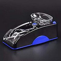 YJJ New Electric Cigarette Rolling Machine Cigarette Injector Machine Automatic Roller Rolling Machine Maker Size for 85mm,80mm Cigarette Tubes lcfun Rolling Machine (Blue)