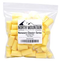 North Mountain Supply Synthetic Nomacorc Classic Series Corks 22.5 x 43mm- Bag of 60 (Bright Yellow)