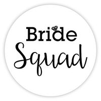 Bachelorette Stickers, I Do Crew, Bride Squad, Bride Tribe Choose Your Colors (#502-B)