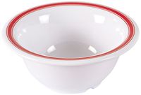 Yanco HS-5510 Houston Soup Bowl, 10 oz Capacity, 3" Height, 5.375" Diameter, Melamine, Pack of 48