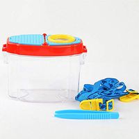 Kid Magnifying Glass Portable Dual Way Biology Science Viewer Insect Magnifier to Children The Best Gift LIXFDJ Vision Assisted Magnification