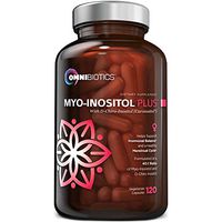 Myo-Inositol Plus with D-Chiro-Inositol | PCOS Supplement | Helps Promote Hormone Balance and Support Ovarian Function | Natural Fertility Supplements (120 Capsules)
