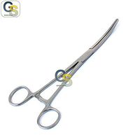 G.S LOT OF 3 PCS STAINLESS STEEL ROCHESTER PEAN HEMOSTAT FORCEPS 10" CURVED ECONOMY GRADE