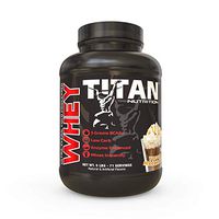 Titan WHEY Premium Whey Protein Powder for Improved Muscle Recovery with 23 Grams of Clean Whey Protein |BCAA and Digestive Enzymes| (5lb, Toffee Machiato)