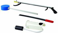FEI 86-0070 Dressing Aids Hip Kit, Includes: 26" Reaches, Contoured Sponge, Sock and Stocking Aid, 18" Plastic Shoehorn