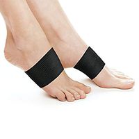 WaiiMak Plantar Fasciitis Foot Arch Support Compression Sleeves Sports Protection (L （10x6cm）)