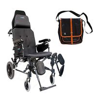 Karman MVP502TP 18" X 18" seat Lightweight Ergonomic Reclining Transport Wheelchair | Free Black Wheelcair Seat Belt!!