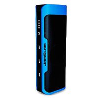Wireless Portable Bluetooth Speaker, Radio, Mic & External Battery: Powerful Full-Spectrum Sound, Moisture Resistant, 15 Hour Music Playback, Sleek Durable Light Design with Touch Screen Technology. Fast Charge. Enhance Your Hangout with JamSlam! (Blue)