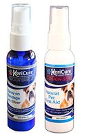 KeriCure Tough Seal Liquid Bandage and Tough Shield Silver Liquid Bandage Combo Pack; 2 Pack; Spray on Liquid Bandage and Liquid Bandage with Naturally Soothing Nanosilver