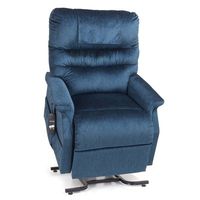 Golden Tech PR-359L Monarch Plus Large - 3 Position Lift Chair Admiral Blue Fabric With Heat and Massage