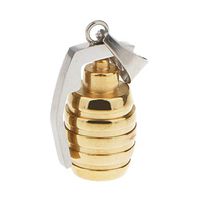 Fashion Grenade Stainless Steel Charm Necklace Pendant DIY Jewelry Gold Cute For gift Simple Elegant Jewerly Women Comfortable Accessory Best Comfy Wonderful