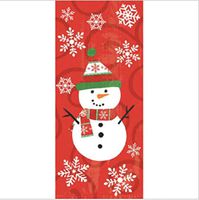 Snowman Cello Bags Set (20 Large and 20 Small)