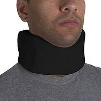 OTC Cervical Collar, Soft Contour Foam, Neck Support Brace, Black Narrow 2.5" Depth, X-Small
