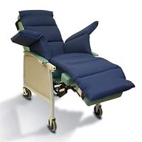 NYOrtho Geri-Chair Comfort Seat Cushion: Navy Taslon Water-Resistant 72"L x 18"W