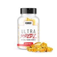 Ultra Shredz Natural Metabolism Booster, Weight Loss Supplement, Premium Non-Stimulant Fat Burner, Omega's, CLA, L-Carnitine, MCT Oil, 90 Softgel Pills