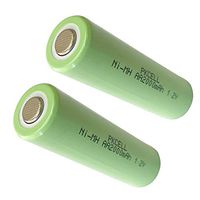 AA Rechargeable Batteries NI-MH 1.2V 2000mAh for Outdoor Garden Lights (2pc)