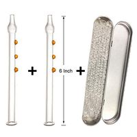 6" Honey Straw (6" (2-pack))（Orange）