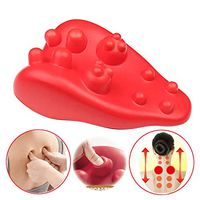 Fencia Neck Support Relaxer, Rugged Neck Stretcher Supporter Press Relax Ease Pain Pillow Stiff Back Massage Tool for Neck and Back Pain, Tension Headache Relief, Trigger Point Therapy, Sore Muscles