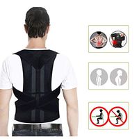 Comfort Posture Corrector for Men and Women, Back Posture Brace Support to Improve Chest Clavicle Lumbar Slouching Hunching, Adjustable Shoulder Posture Trainer Spinal Straightener (XXL)