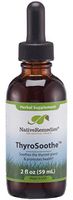 Native Remedies ThyroSoothe - All Natural Herbal Supplement Soothes The Thyroid Gland - Supports Systemic Balance in The Endocrine System and Thyroid Gland - 59 mL