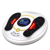 Foot Massager Machine with Remote, Electrical Muscle Stimulator Electric Massage Therapy Relax Treatment Device for Calf Leg Blood Circulation and Plantar Fasciitis Feet Care