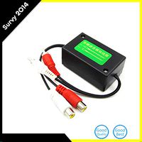1pcs 3.5mm Car RCA Amplifier Audio Noise Filter Ground Loop Isolator Suppressor 6.3 x 3.8 x 3cm