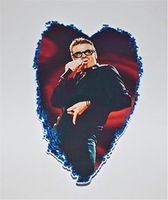 George Michael Vinyl Sticker Laptop Guitar Case Skateboard Notebook Car Truck Light Pole